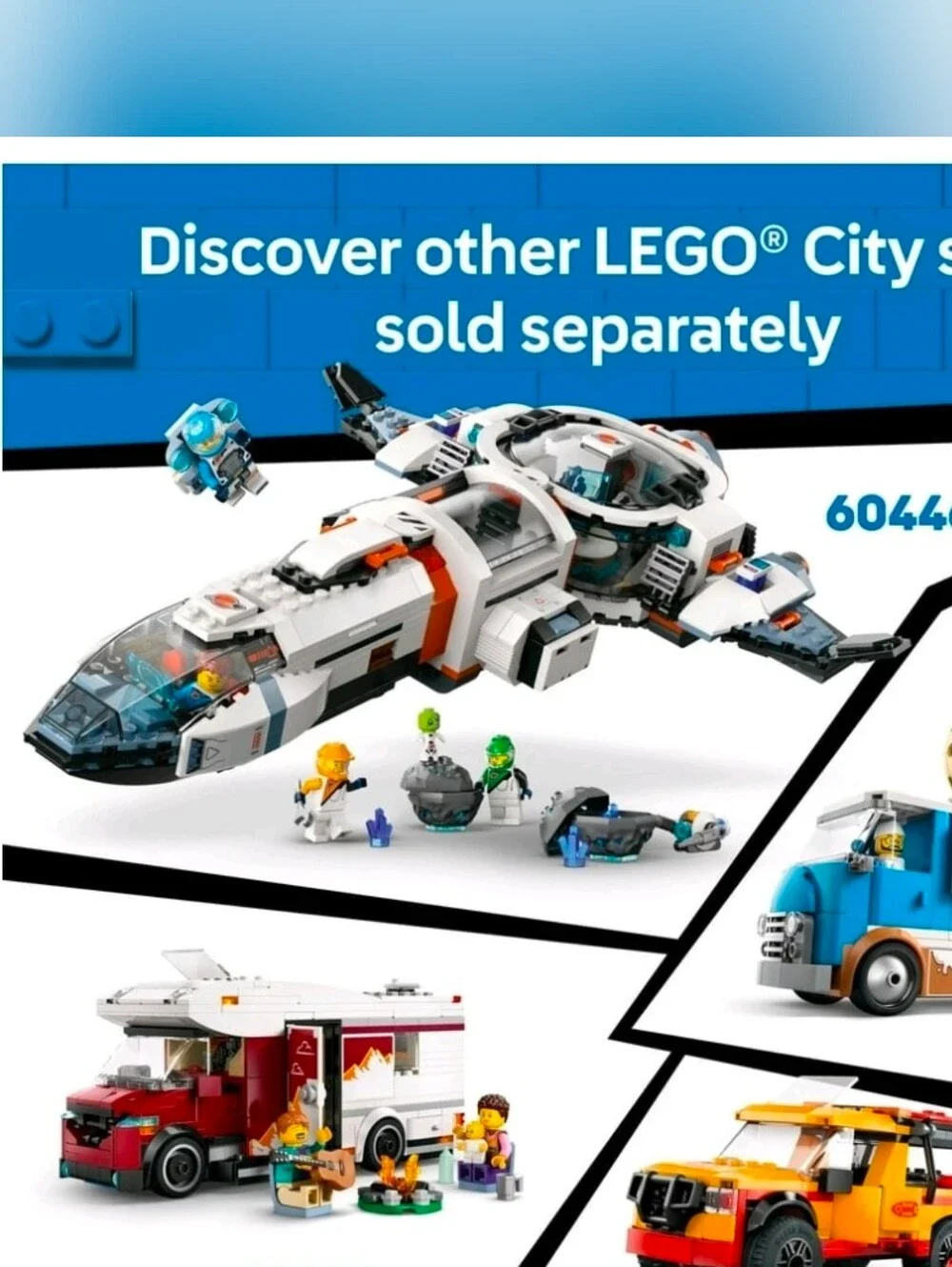 LEGO City Donut Truck Toys - Building Toys for Kids, Boys & Girls, Ages 5+ - Mob